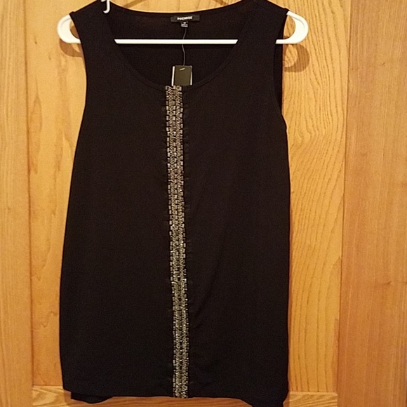 Womens Top Silver Accents